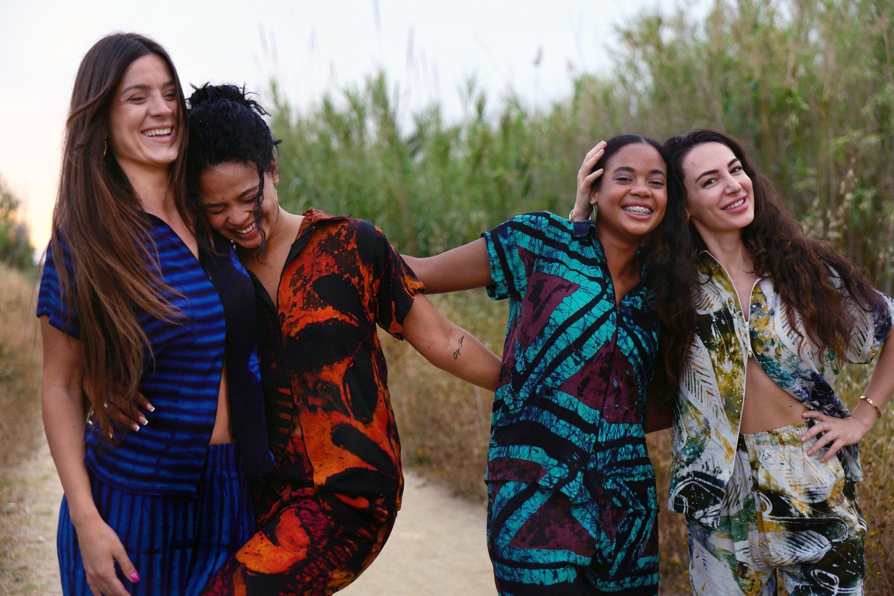 Kwara Batik Co-ord styled with the collection on location