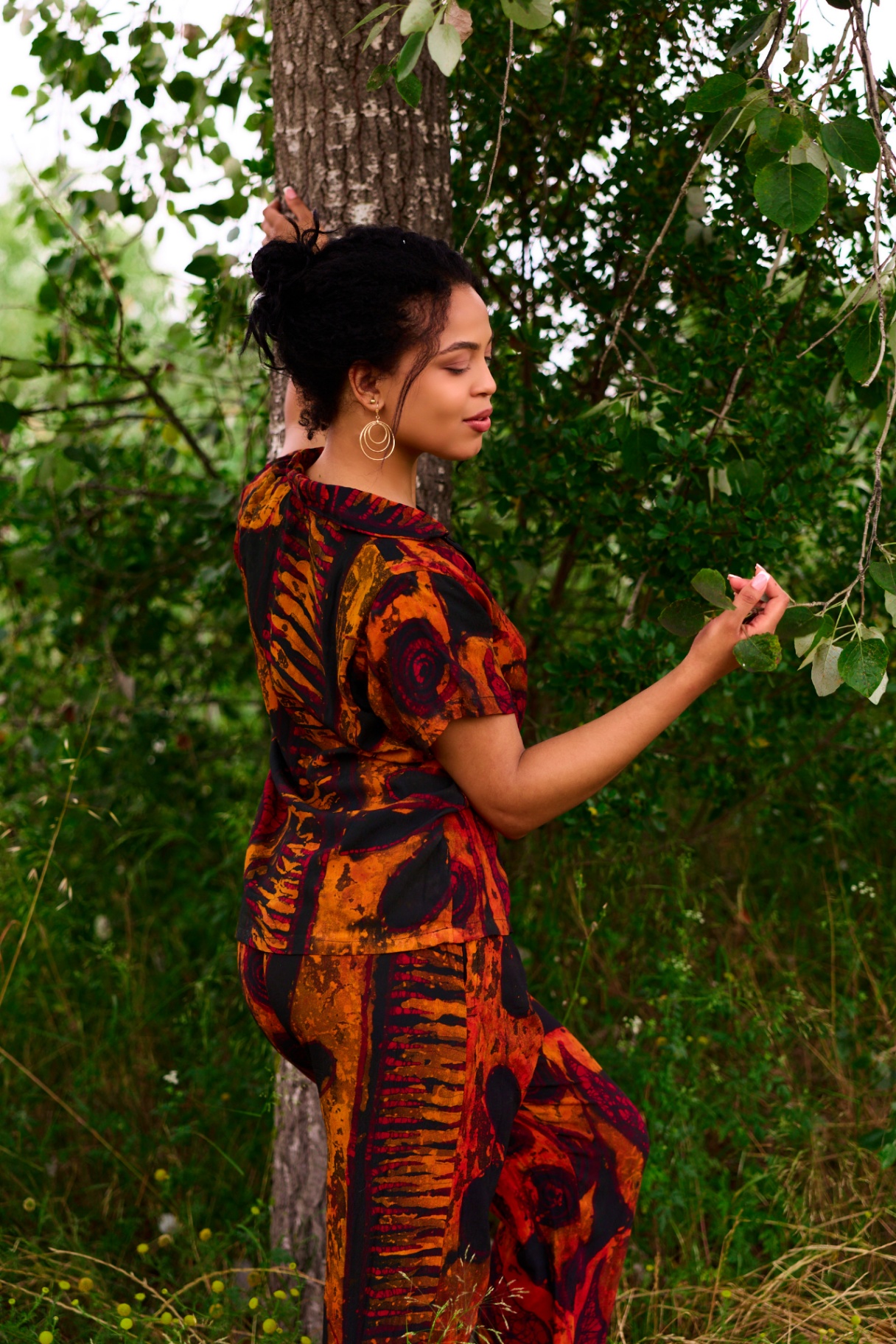 Nyika Batik Co-ord side view
