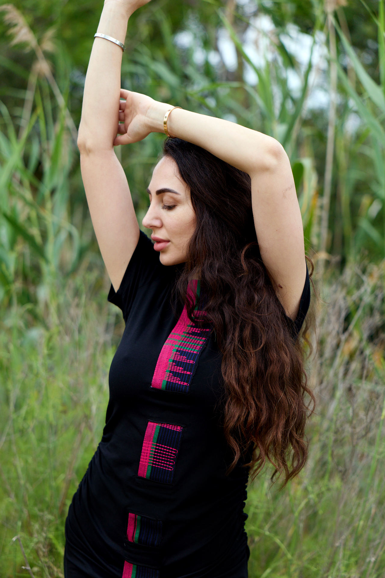 Zuri Noir Asooke Dress
